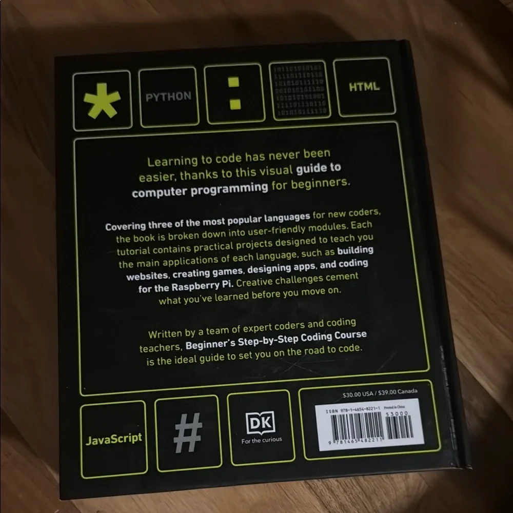 Beginner's Step-by-Step Coding Course Book - Picture 4 of 9